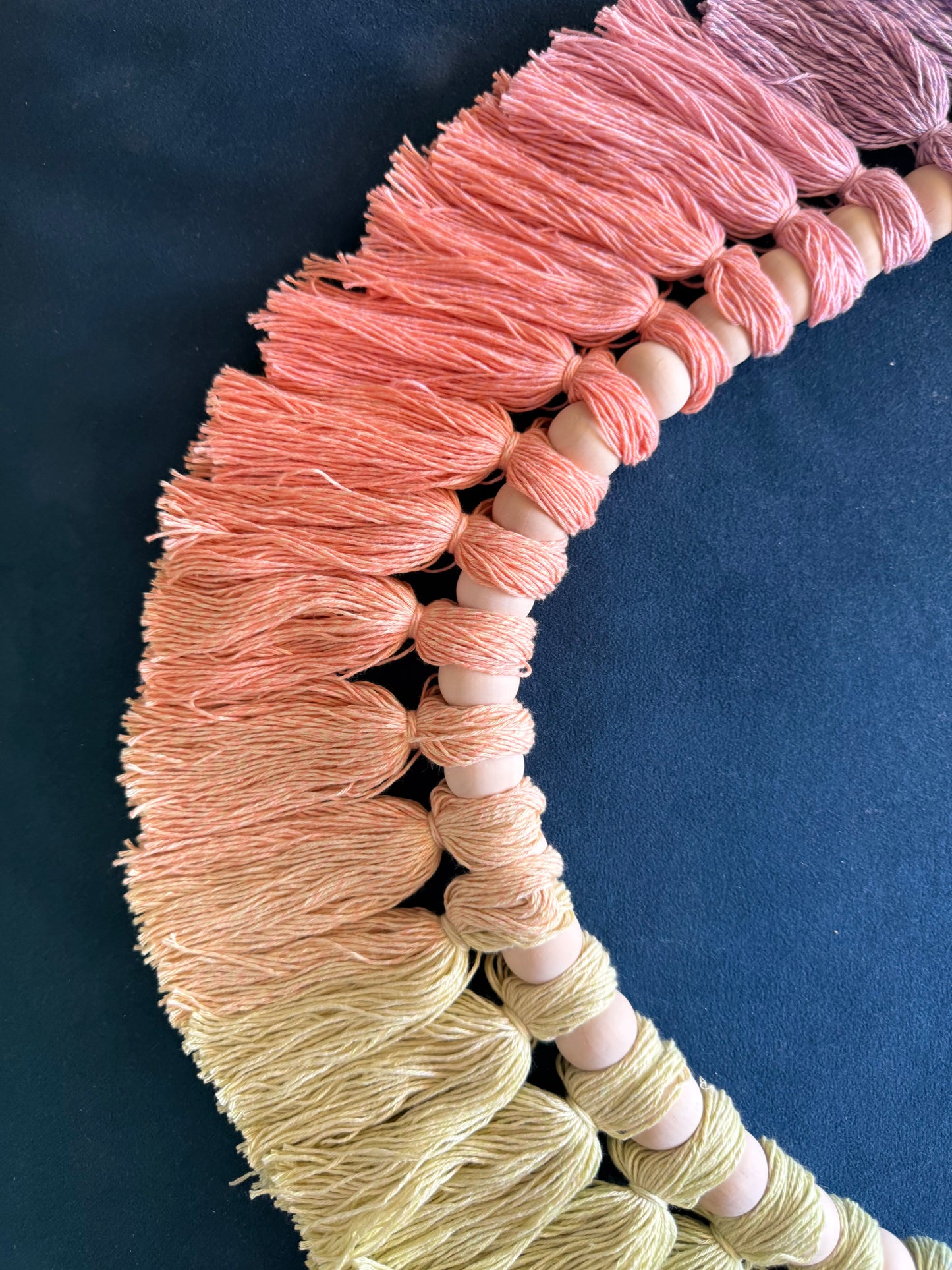 XL Soft Ombré Rainbow Garland