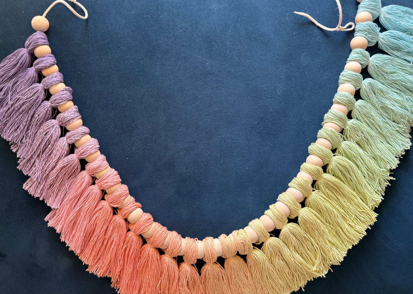 XL Soft Ombré Rainbow Garland