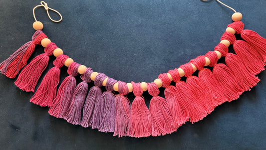 Pinks/Purples Tassel Garland