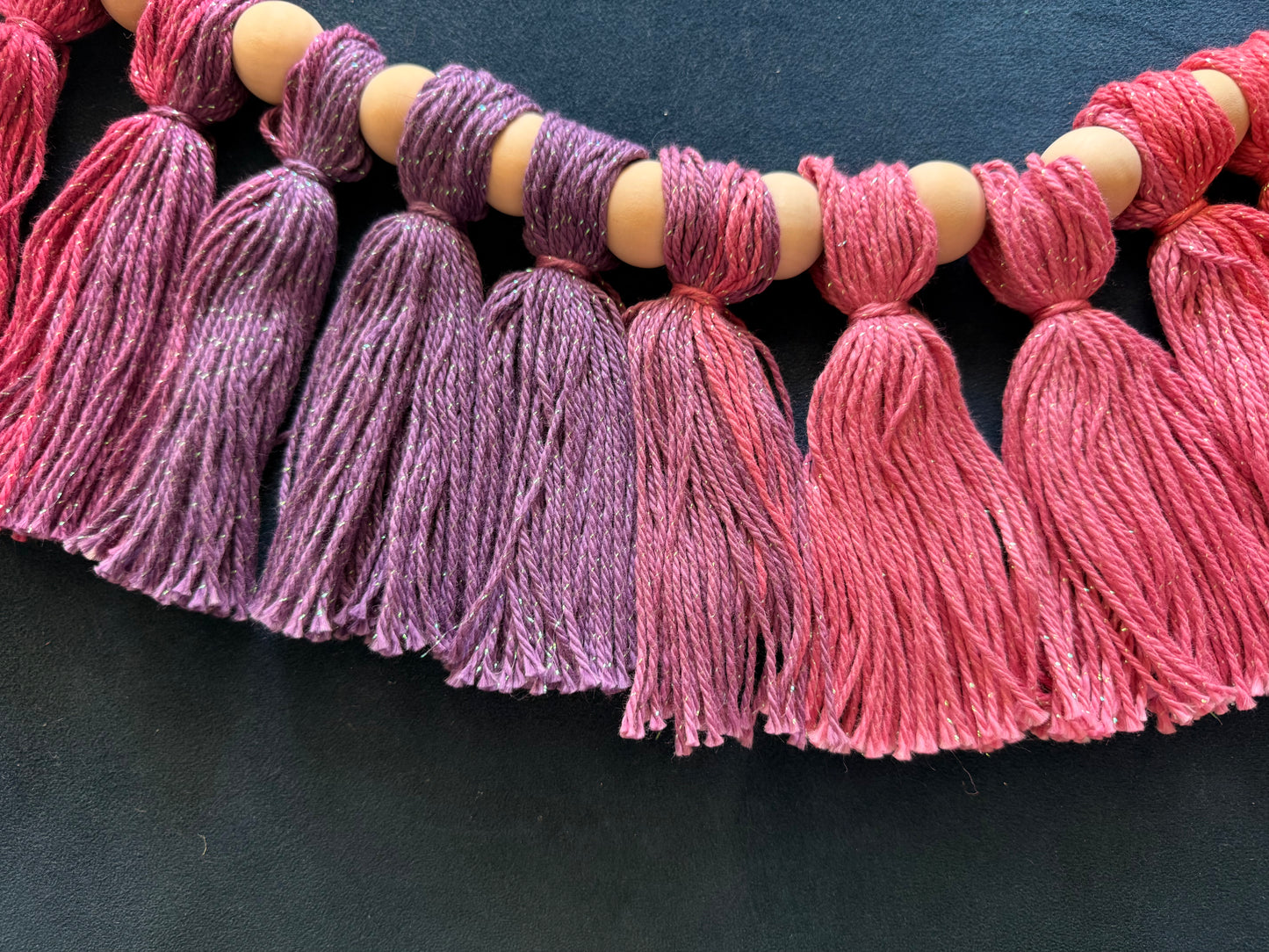 Pinks/Purples Tassel Garland