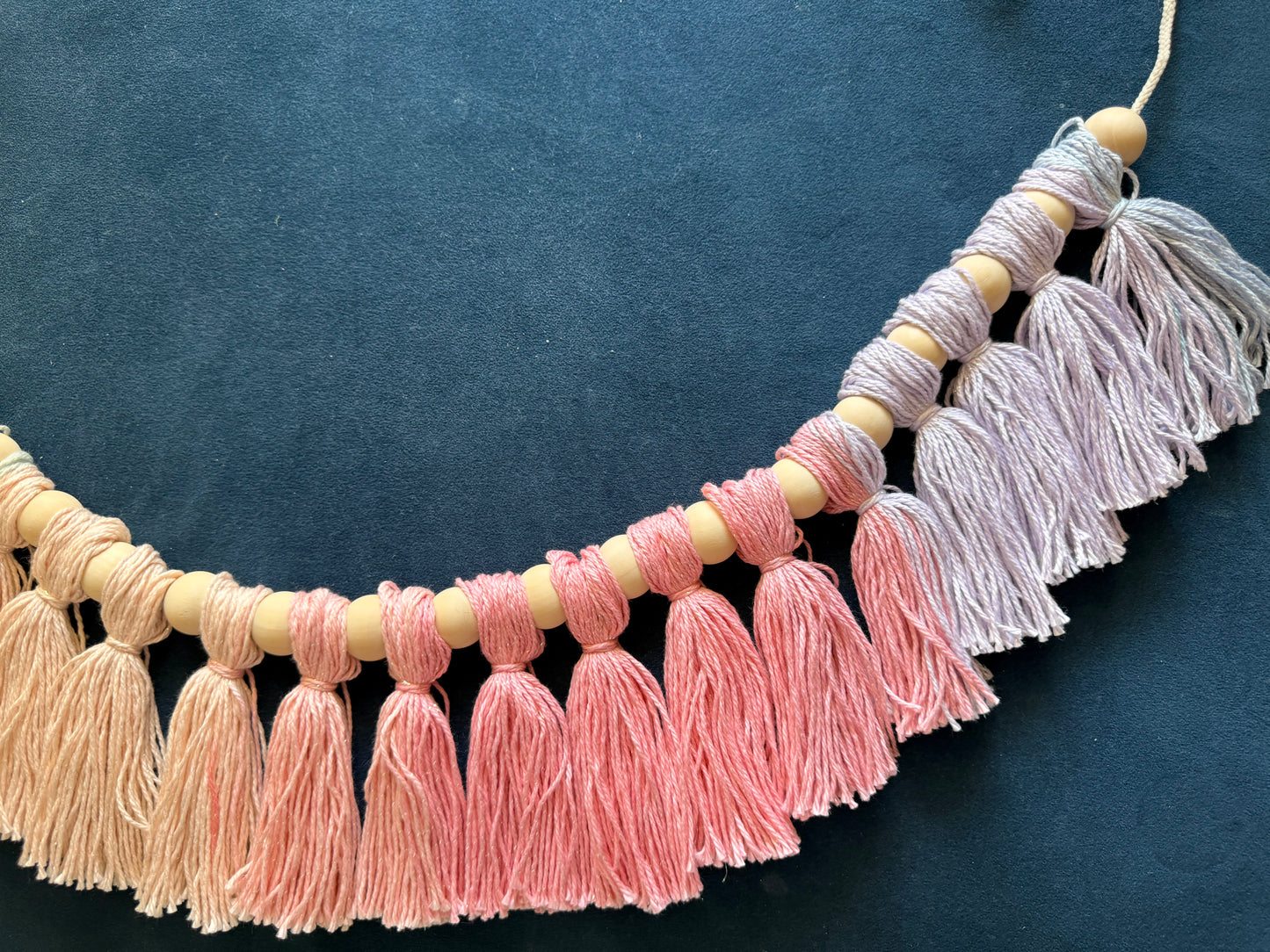 Mermaid Pastel Tassel Garland