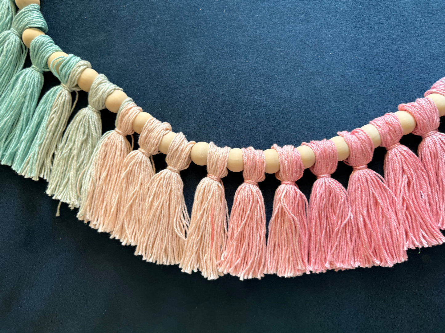 Mermaid Pastel Tassel Garland