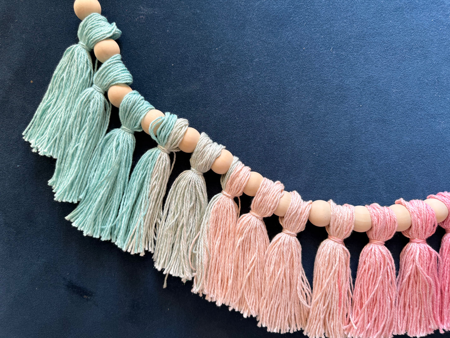 Mermaid Pastel Tassel Garland