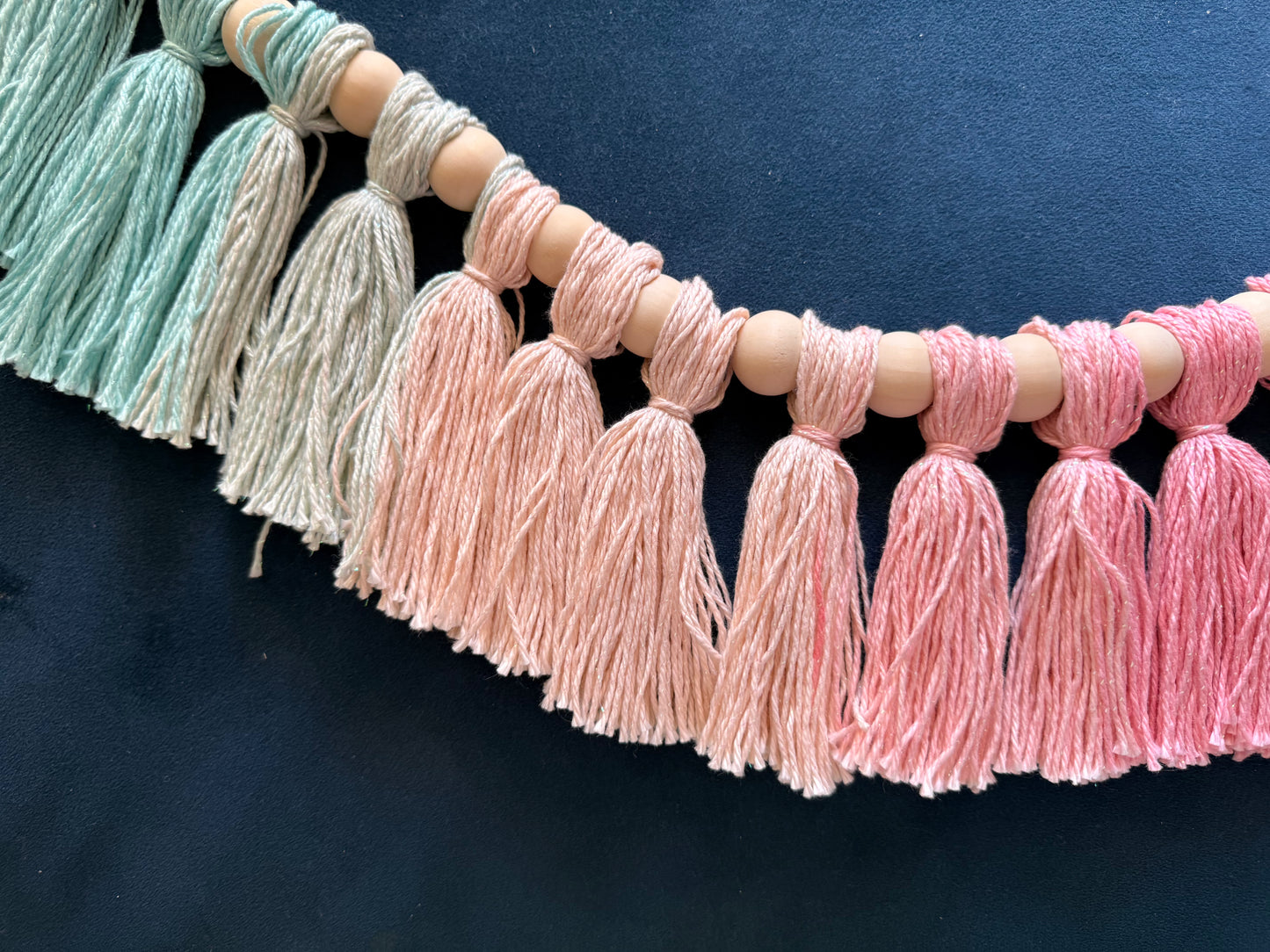 Mermaid Pastel Tassel Garland