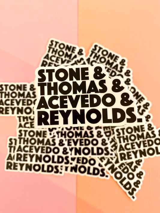 Favorite YA Authors Sticker