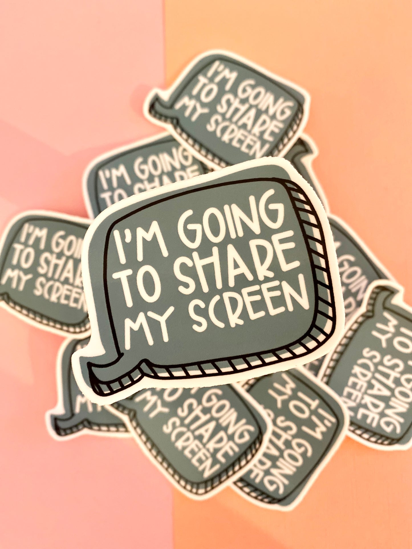 Share Screen Sticker