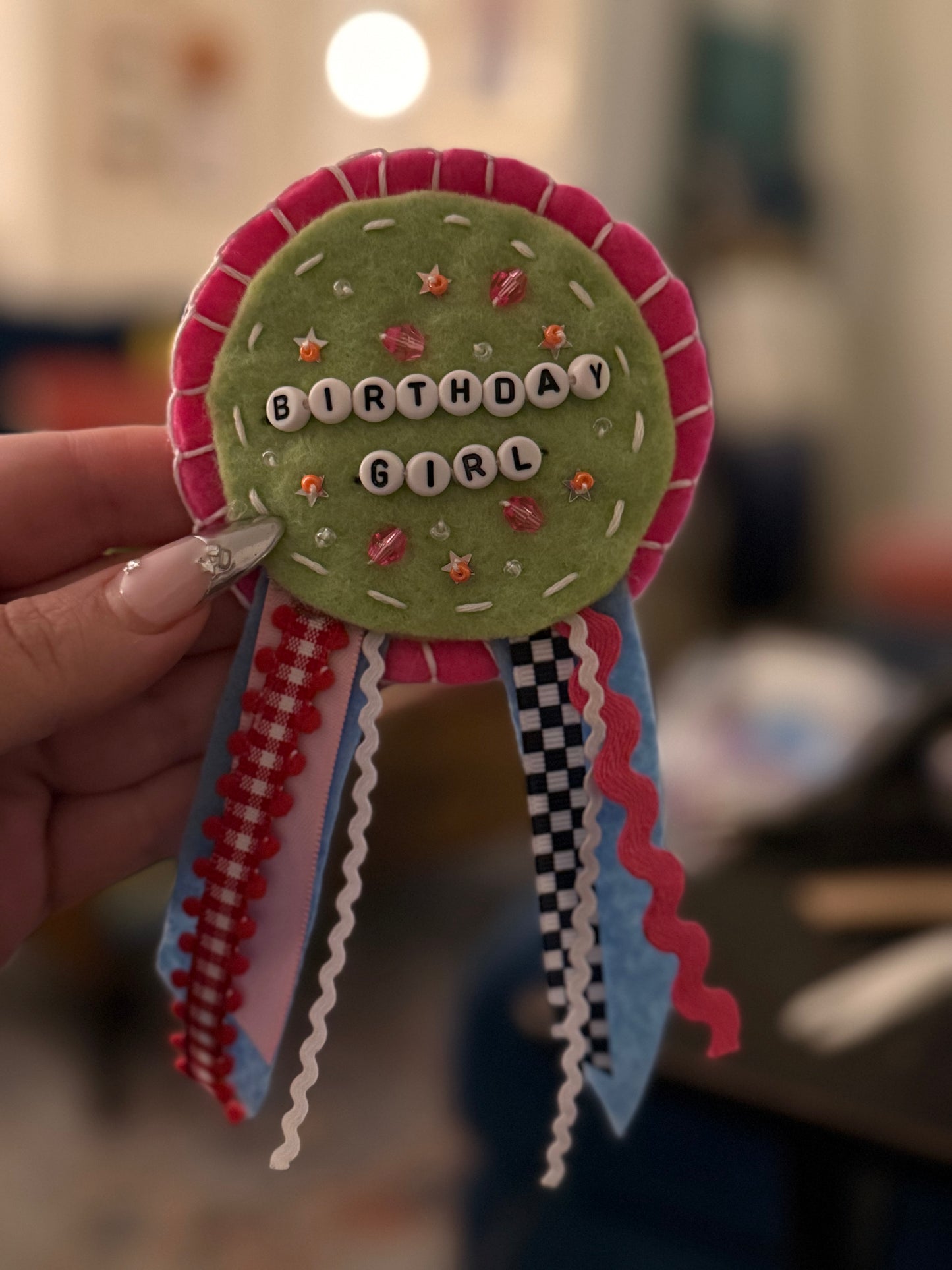 Custom Felt Ribbon Award