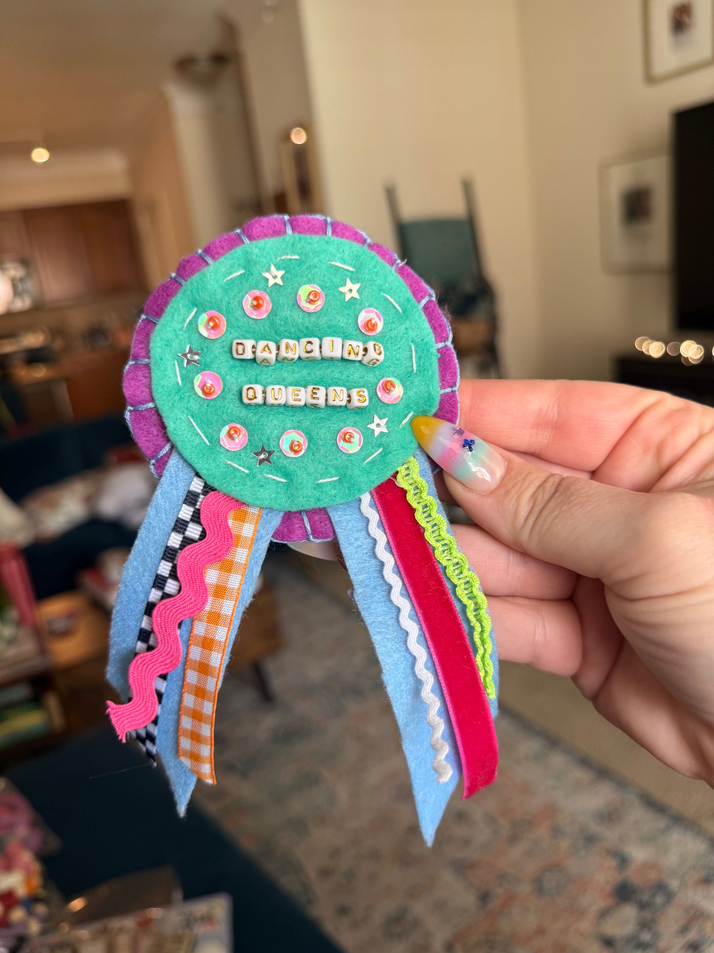 Custom Felt Ribbon Award