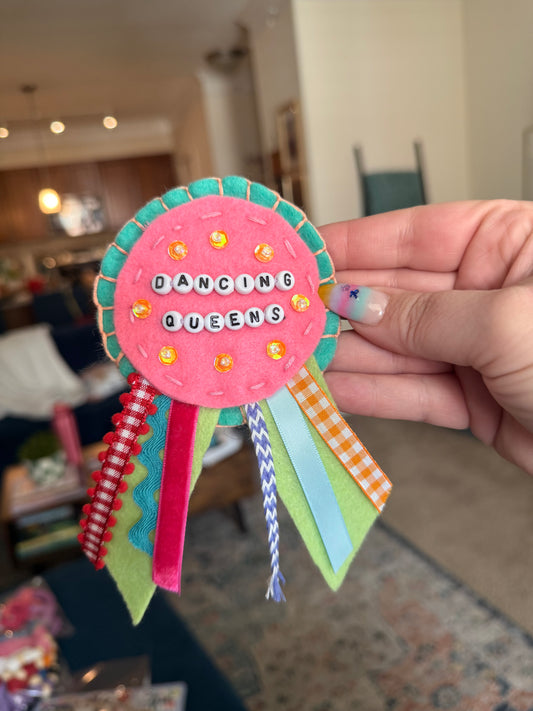 Custom Felt Ribbon Award
