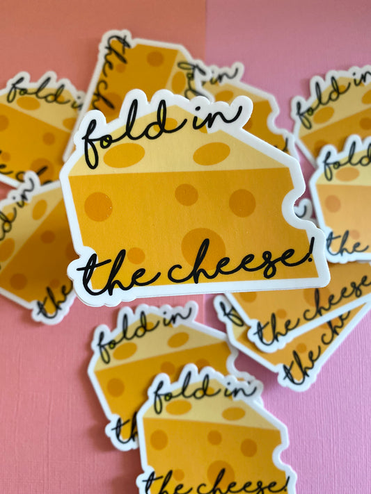 XL Cheese Sticker