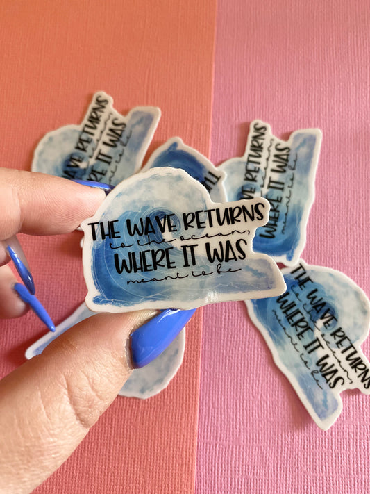 The Wave Returns Sticker