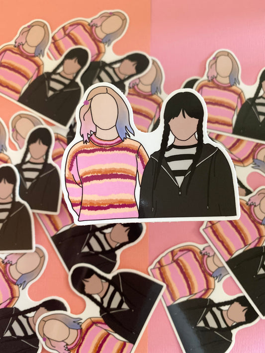 Opposite BFFs Sticker